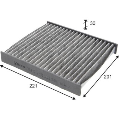 Valeo Filter, Innenraumluft VALEO PROTECT 715819