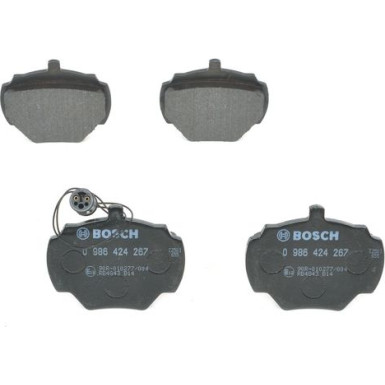 BOSCH | Bremsbelagsatz, Scheibenbremse | 0 986 424 267