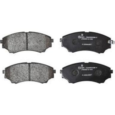 Delphi Bremsbelagsatz, Scheibenbremse LP2036