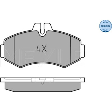Meyle Bremsbelagsatz, Scheibenbremse MEYLE-ORIGINAL: True to OE 025 230 2220