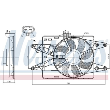 85133 Lüfter, Motorkühlung