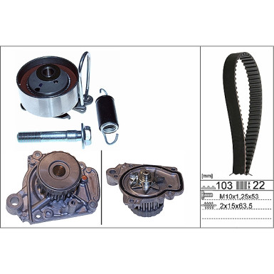 530 0505 31 Wasserpumpe + Zahnriemensatz 530 0505 31 Wasserpumpe + Zahnriemensatz