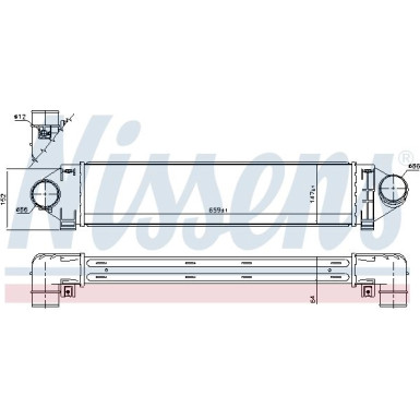 96561 Ladeluftkühler ** FIRST FIT ** 96561 Ladeluftkühler ** FIRST FIT **