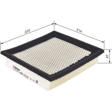 BOSCH F 026 400 518 Luftfilter