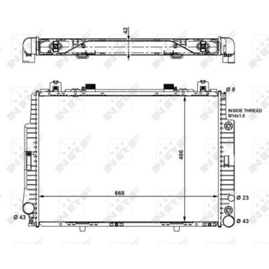 55320 Kühler, Motorkühlung EASY FIT