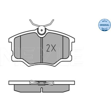 Meyle Bremsbelagsatz, Scheibenbremse MEYLE-ORIGINAL: True to OE 025 235 4616