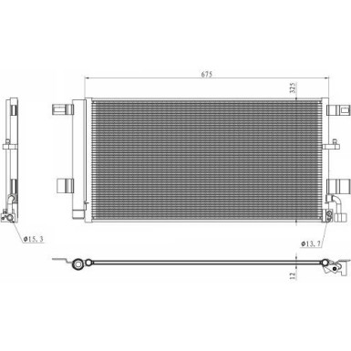 350454 Kondensator, Klimaanlage EASY FIT
