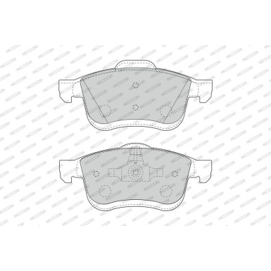 Ferodo | Bremsbelagsatz, Scheibenbremse | FDB4951