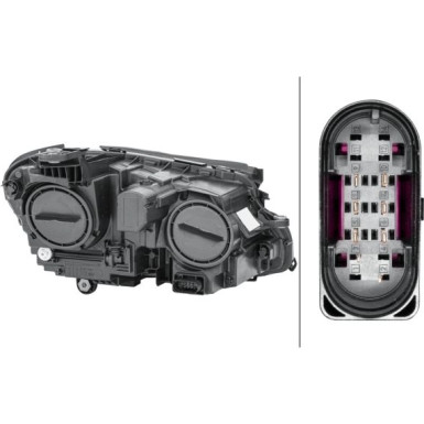 Hella 2 x HELLA Hauptscheinwerfer 1EG 012 076-051