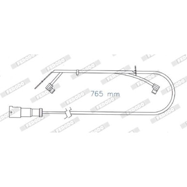 Ferodo | Warnkontakt, Bremsbelagverschleiß | FAI174 Ferodo | Warnkontakt, Bremsbelagverschleiß | FAI174