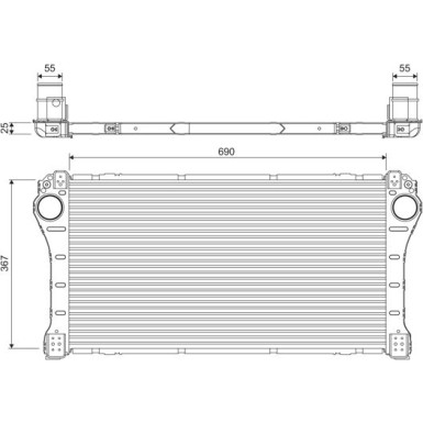 818364 Ladeluftkühler 818364 Ladeluftkühler