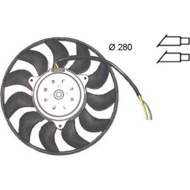 Mahle | Lüfter, Motorkühlung | CFF 372 000S