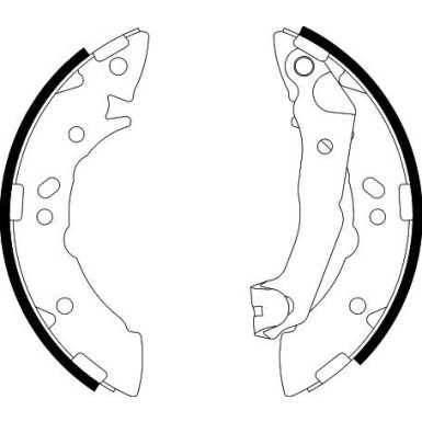 8DB 355 001-941 Bremsbackensatz