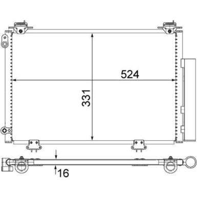 AC 292 000S Kondensator, Klimaanlage BEHR AC 292 000S Kondensator, Klimaanlage BEHR