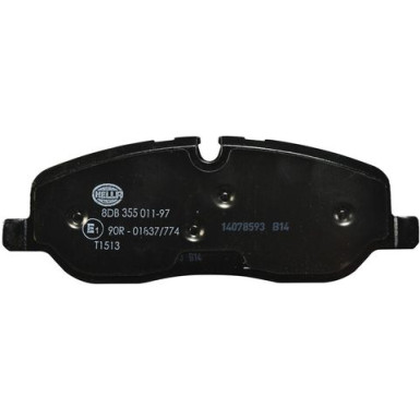 Hella | Bremsbelagsatz, Scheibenbremse | 8DB 355 011-971