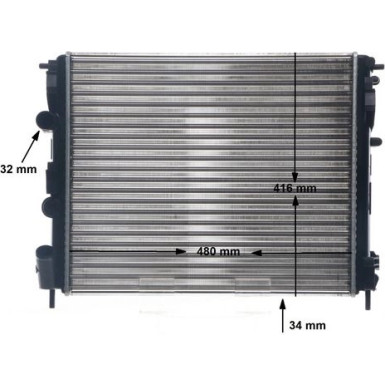 Mahle | Kühler, Motorkühlung | CR 92 000S