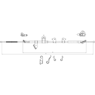 17.1567 Seilzug, Feststellbremse