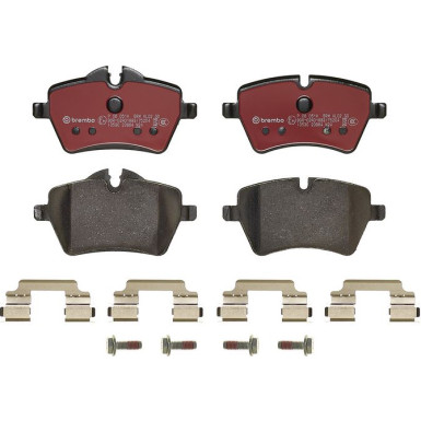 Brembo | Bremsbelagsatz, Scheibenbremse | P 06 051X