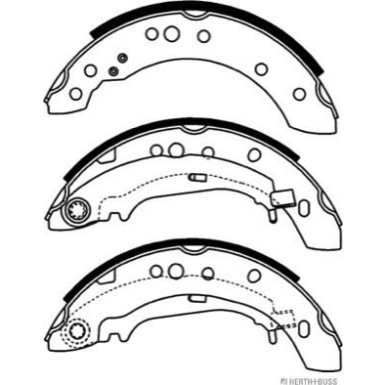 J3505046 Bremsbackensatz