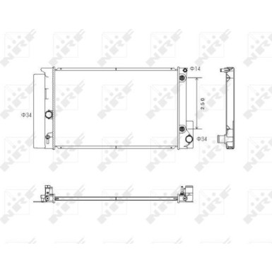 53766 Kühler, Motorkühlung 53766 Kühler, Motorkühlung