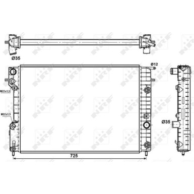 519689 Kühler, Motorkühlung EASY FIT