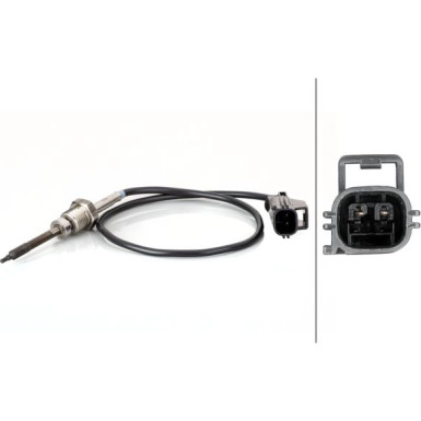 Hella | Sensor, Abgastemperatur | 6PT 014 494-451