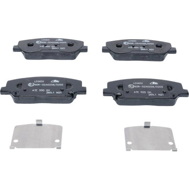 13.0470-5651.2 Bremsbelagsatz, Scheibenbremse ATE Ceramic