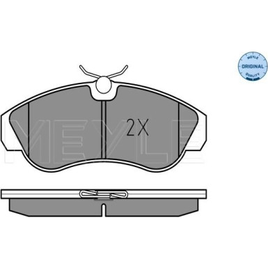 Meyle Bremsbelagsatz, Scheibenbremse MEYLE-ORIGINAL: True to OE 025 217 9919/W
