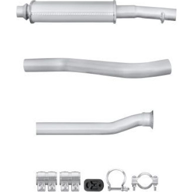 Hella | Mittelschalldämpfer | 8LC 366 025-011 Hella | Mittelschalldämpfer | 8LC 366 025-011