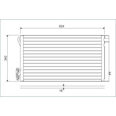 814012 Kondensator, Klimaanlage 814012 Kondensator, Klimaanlage