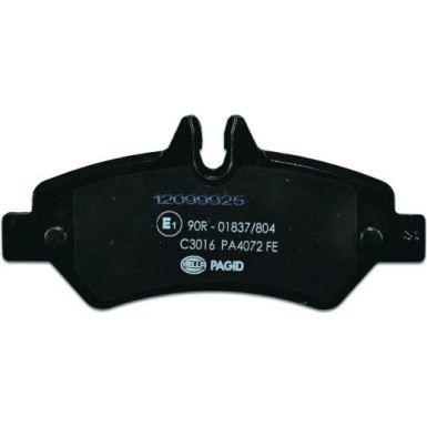 Hella Pagid | Bremsbelagsatz, Scheibenbremse | 8DB 355 005-351