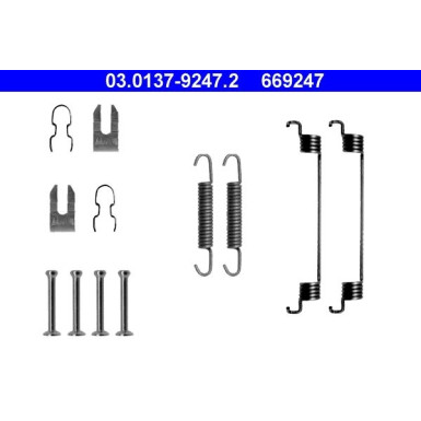 03.0137-9247.2 Zubehörsatz, Bremsbacken