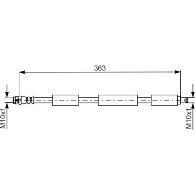 BOSCH Bremsschlauch 1 987 481 749