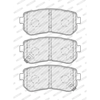 FDB4771 Bremsbelagsatz, Scheibenbremse PREMIER ECO FRICTION