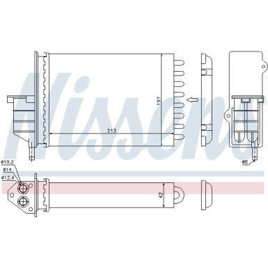 71450 Wärmetauscher, Innenraumheizung