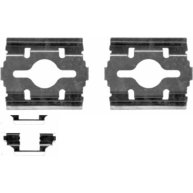 8DZ 355 203-581 Zubehörsatz, Scheibenbremsbelag