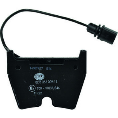 Hella | Bremsbelagsatz, Scheibenbremse | 8DB 355 009-191
