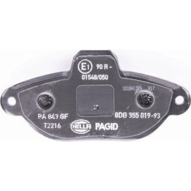 Hella Pagid | Bremsbelagsatz, Scheibenbremse | 8DB 355 019-931