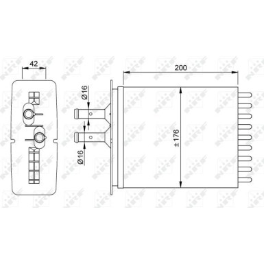 53205 Wärmetauscher, Innenraumheizung