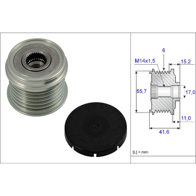535 0024 10 Generatorfreilauf