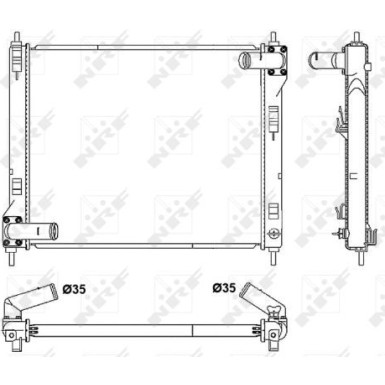 53061 Kühler, Motorkühlung