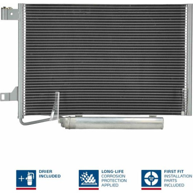 Nissens | Kondensator, Klimaanlage | 94911