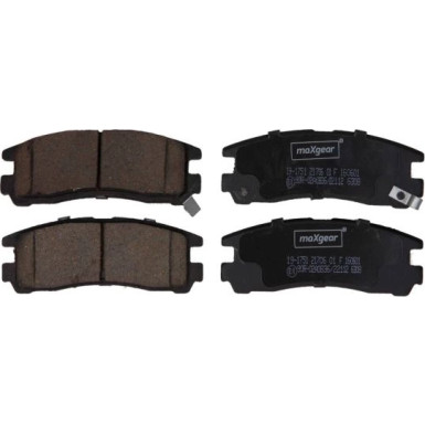Maxgear | Bremsbelagsatz, Scheibenbremse | 19-1751