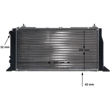 Mahle | Kühler, Motorkühlung | CR 397 000S