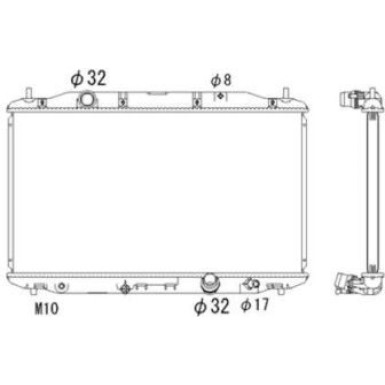 53530 Kühler, Motorkühlung 53530 Kühler, Motorkühlung