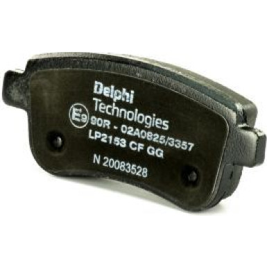 Delphi Bremsbelagsatz, Scheibenbremse LP2153 Delphi Bremsbelagsatz, Scheibenbremse LP2153