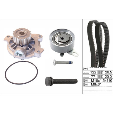 530 0406 30 Wasserpumpe + Zahnriemensatz 530 0406 30 Wasserpumpe + Zahnriemensatz