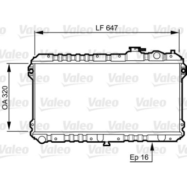 Valeo | Kühler, Motorkühlung | 731437