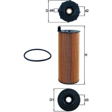 OX 196/1D1 Ölfilter OX 196/1D1 Ölfilter