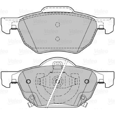 598824 Bremsbelagsatz, Scheibenbremse